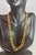 Gold 18 Karat Yellow Gold Hammered Double Oval Graduating Link Necklace 21 Gm For Sale - Image 8 of 8