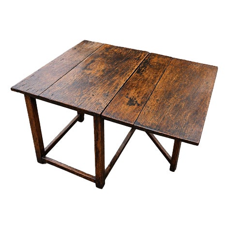 Drop Leaf Gate Leg Side Table, 1930s For Sale