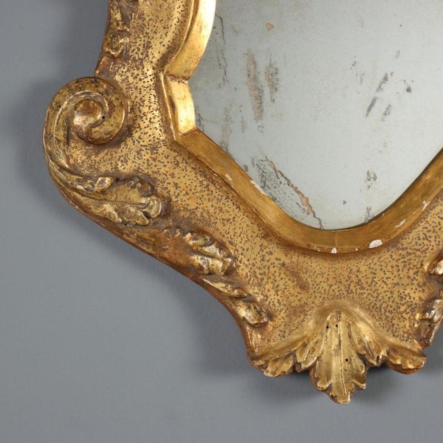Small Gold Leaf Mirror For Sale - Image 6 of 9