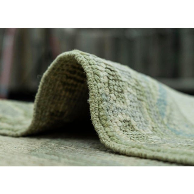 Textile Turkish Oushak Rug 2'8" x 12'5" #19215 For Sale - Image 7 of 8