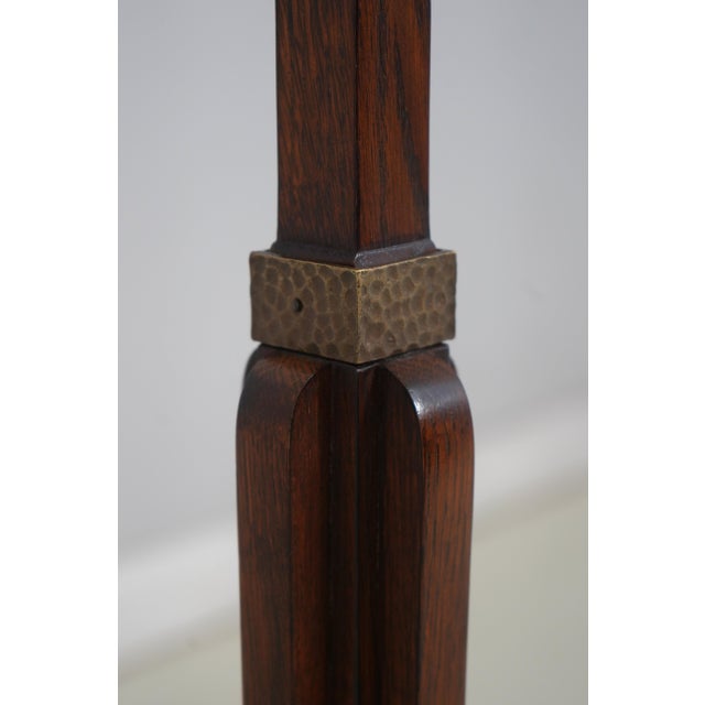 Wood Stickley Mission Oak Floor Lamp For Sale - Image 7 of 12