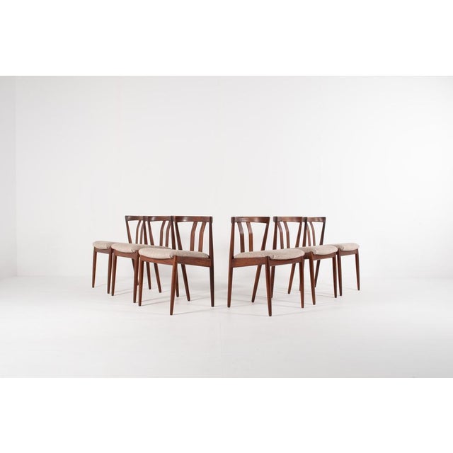 Dining Chairs in Teak by Kai Kristiansen, 1960s, Set of 6 For Sale - Image 13 of 13