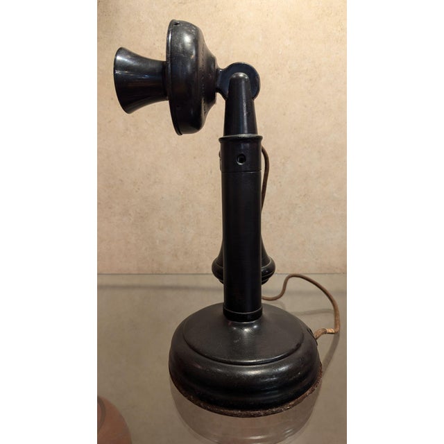 Early 1900s Candlestick Phone For Sale - Image 4 of 10