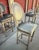 Set of Restoration Hardware French Contemporary Round Leather Bar Stool Features a round back and angled back legs Frame...