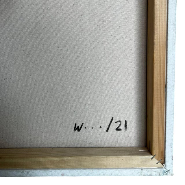 “Pinocyte” Modern Abstract Painting by Darin Wood For Sale - Image 9 of 9