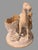 Victorian Antique Victorian Yellow Ware Sand Majolica Figural Horse & Boy Smoking Stand For Sale - Image 3 of 9