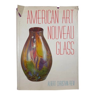 American Art Nouveau Glass Hardcover 1968 by Albert Revi For Sale