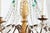 Blue Italian 18th Century Massive Giltwood and Crystal Chandelier For Sale - Image 8 of 10