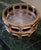 Glass 1920s Moser Art Deco Czech 24k Gold & Ruby Cabochon Crystal Pair of Ashtrays For Sale - Image 7 of 10