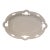 Vintage Pirkenhammer Czech Porcelain Oval Serving Platter With Pierced Openwork Rim For Sale
