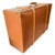 Metal Antique Brocante Nubuck Leather Trunk, 1920s For Sale - Image 7 of 10
