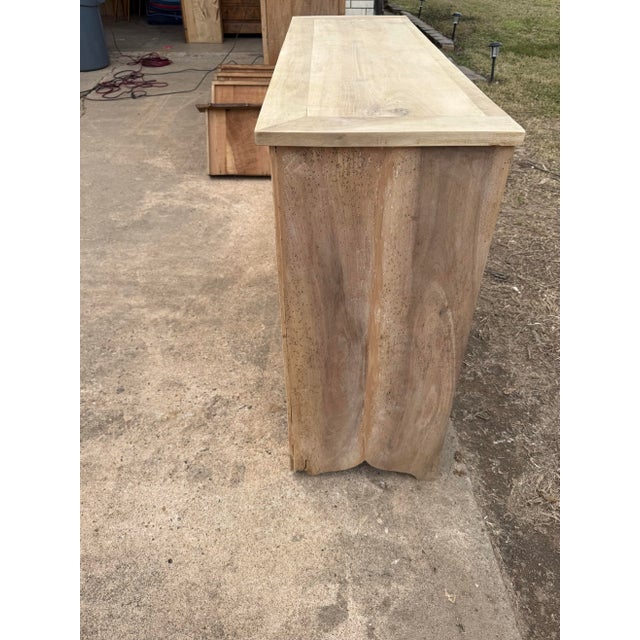 Wood 19th Century Louis Philippe Solid Walnut Bleached Sideboard / Buffet. For Sale - Image 7 of 12