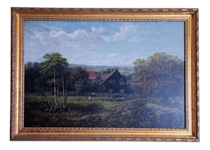 R. J. Osborn, Farm in Hampstead, 1860, Paint, Framed