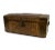 Small 19th Century American Travel Trunk Train Case For Sale