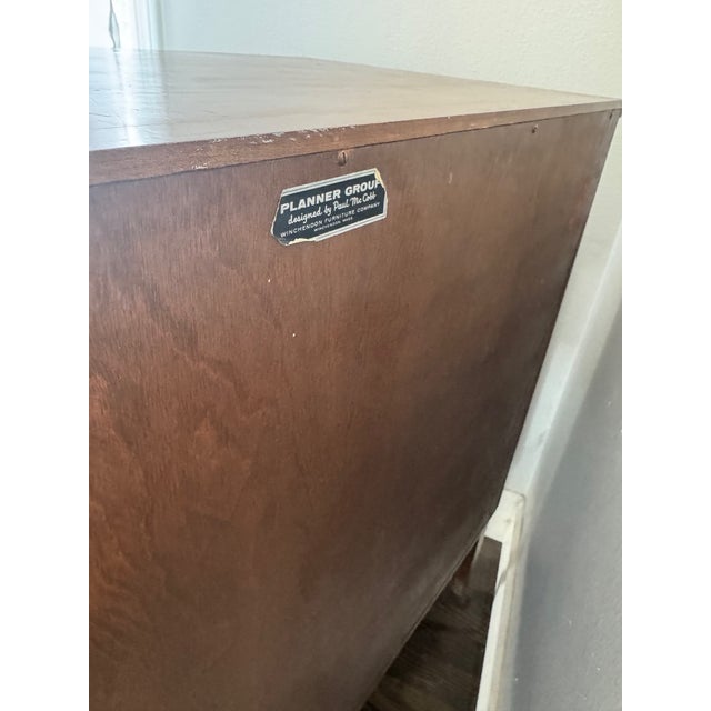 Solid wood sliding door cabinet by Paul McCobb by the Planner Group vintage mid-century modern cabinet. Works great as a...