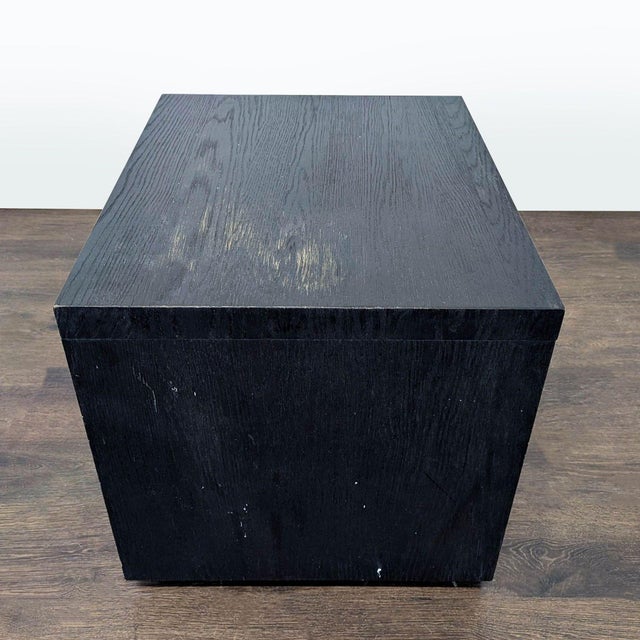 2010s Restoration Hardware Bezier Open Nightstand For Sale - Image 5 of 10