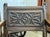 Chairs and Armchairs in Oak and Leather with Gothic Decoration, 1930s, Set of 8 For Sale - Image 4 of 18