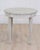 Light Gray Pair of Swedish 20th Century Carved Round Tables For Sale - Image 8 of 10