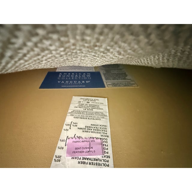 Transitional Like New Vanguard Riverside Two Piece Sectional For Sale - Image 3 of 8