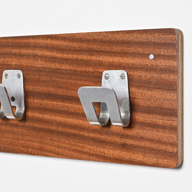 Pierre Guariche: Coat Rack and Lights for La Plagne Ski Resort, 1968 by Pierre Guariche, 1960s, Set of 2 For Sale - Image 13 of 18