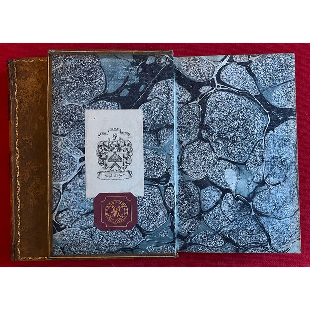 Antique 18th century fine leather bindings - Samuel Butler. Esq. "Hudibras" from Hugh Walpole's library at Brackenburn....