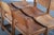 Dining Chairs in Cognac Leather and Oak attributed to Kurt Østervig for Sibast, Denmark, 1960s, Set of 6 For Sale - Image 6 of 8