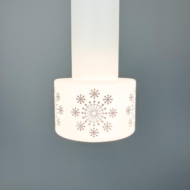 1960s Ceiling Light in Opaline Glass, 1960s For Sale - Image 5 of 8