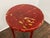 1930s Red Painted Industrial Toledo Metal Furniture Stool For Sale - Image 5 of 13