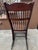 Victorian Early 20th/Late 19th Century Victorian Rocking Chair With Spindle Back and Cane Seat For Sale - Image 3 of 12