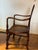 Early 20th Century Early 20th Century Adams-Style Armchair W/Cane Seat & Back, Medallion, Flemish Revival Carving For Sale - Image 5 of 6