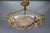 French Neoclassical Style Alabaster and Bronze Pendant Chandelier, 1920 For Sale - Image 14 of 18