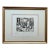 Original Black & White Etching of Dog Walkers on a City Street Entitled “Dog Walking” For Sale