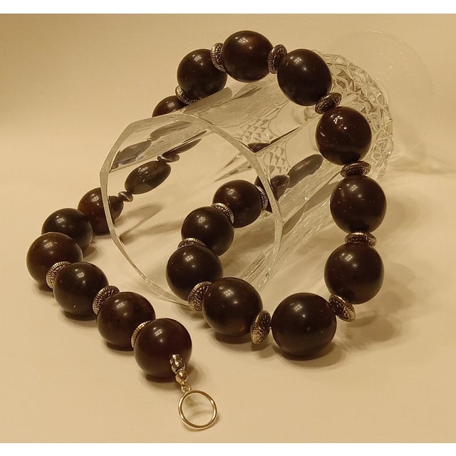 Antique Baltic Amber Necklace For Sale - Image 11 of 12