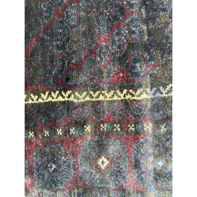 Afghan Grey Baluch Rug For Sale - Image 10 of 18