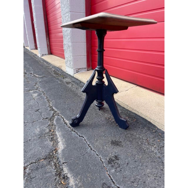 1900 - 1909 Painted, Early American Side Table For Sale - Image 5 of 8