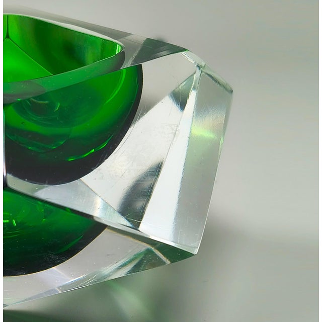 Glass Grey Ashtray by Flavio Poli for Seguso, 1960s For Sale - Image 7 of 8