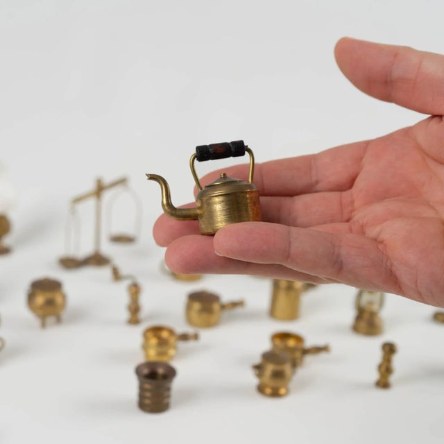 Vintage Brass Temptations Miniature Collection For Sale - Image 11 of 12