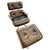 Vintage Miniature Lounge Chair and Ottoman Models by Charles and Ray Eames, 1956, Set of 2 For Sale - Image 13 of 13