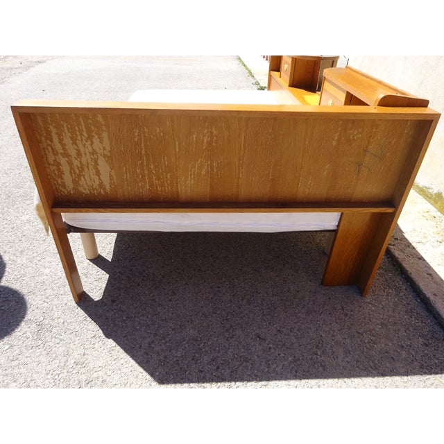 Vintage Light Oak Headboard, 1970s For Sale - Image 15 of 18