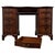Antique English Serpentine Mahogany Kneehole Desk For Sale - Image 3 of 12