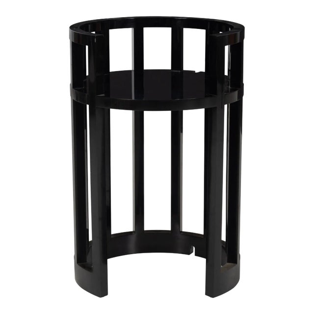 1980s Richard Meier Custom Lamp Table For Sale