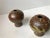 Mid-Century Modern Ceramic Mushroom Vases by Aage Würtz, 1970s, Set of 2 For Sale - Image 3 of 6