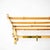 Wall-Mounted Coat Rack in Brass and Bamboo, 1950s, in Good conditions. Designed 1950 to 1959