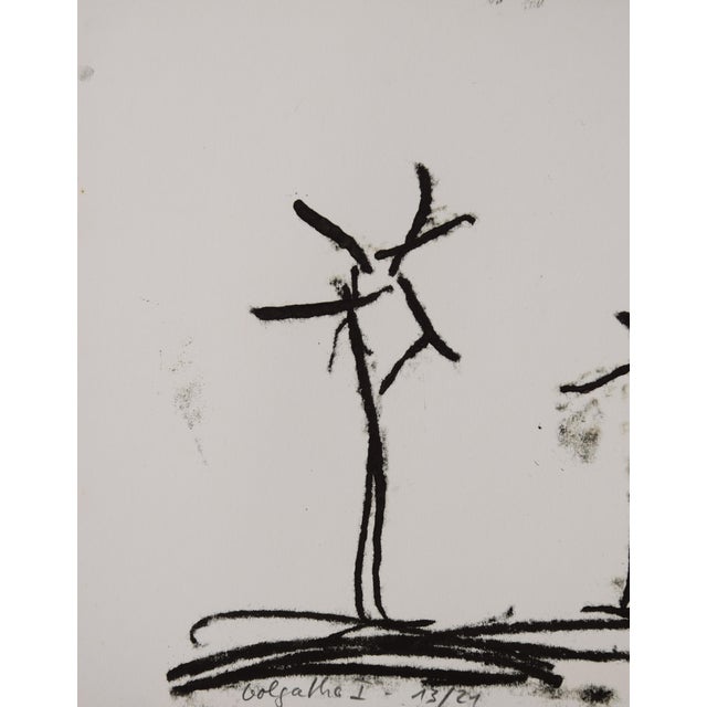 Paint Johannes Pfeiffer, Golgotha I, 2007, Monotype For Sale - Image 7 of 11