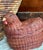 Brown Vintage Woven Rattan Chicken Basket With Lid For Sale - Image 8 of 11