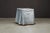 Gray Original Production John Dickinson Galvanized Steel Drape End Table, Signed For Sale - Image 8 of 12
