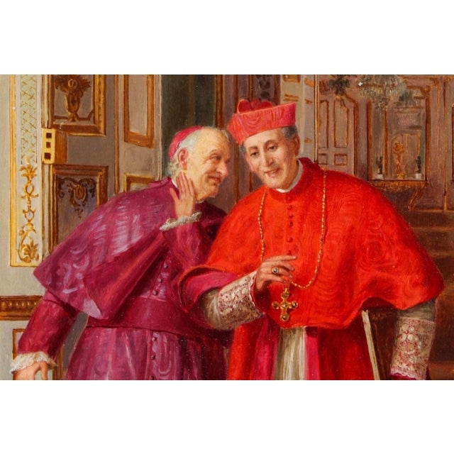 Renato Moretti, Confidences, 19th Century, Oil Painting For Sale - Image 5 of 15