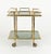Mid-Century Serving Bar Cart in Brass and Glass in the style of Maison Baguès, Italy, 1960s For Sale - Image 12 of 16