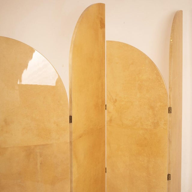 Parchment Screen by Aldo Tura for Tura Milano, 1960 For Sale - Image 15 of 18