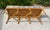 Late 20th Century Authentic McGuire Vintage Rattan Bench, New Schumacher Upholstery For Sale - Image 5 of 8